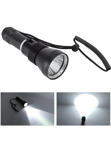 1200 LÜMEN PROFESYONEL ŞARJLI EL FENERİ WATTON WT-655 - Resim 6