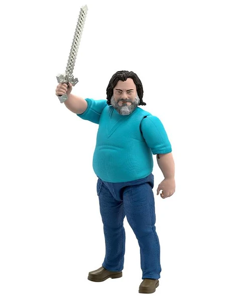 Minecraft Filmi Büyük Aksiyon Figürü Steve 30 cm JGG67 - 2