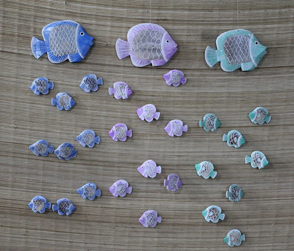 Balıklı Asmalı Rüzgar Çanı ürün görseli