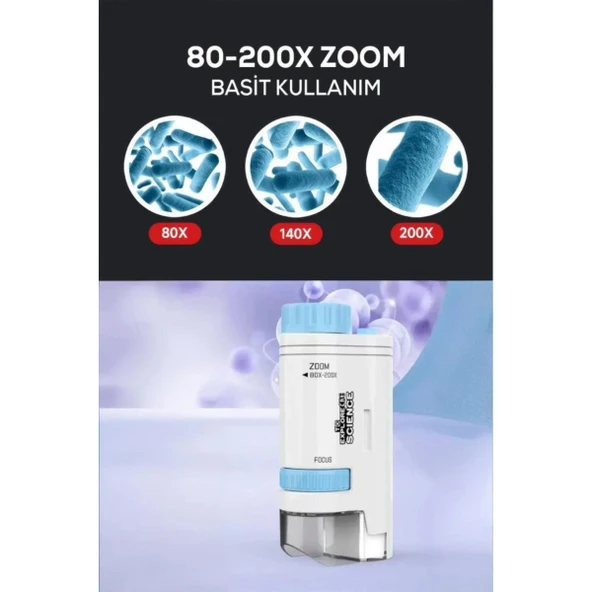 Portatif Mini Mikroskop - Resim 2