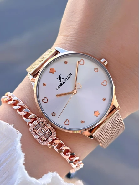 Daniel Klein Hasır Kordon 2 Yıl Garantili 3 Atm Suya Dayanıklı Kadın Kol Saati BDK.1.12789.3 ürün görseli
