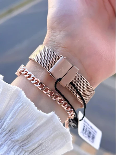 Daniel Klein Hasır Kordon 2 Yıl Garantili 3 Atm Suya Dayanıklı Kadın Kol Saati BDK.1.12789.3 - Resim 3