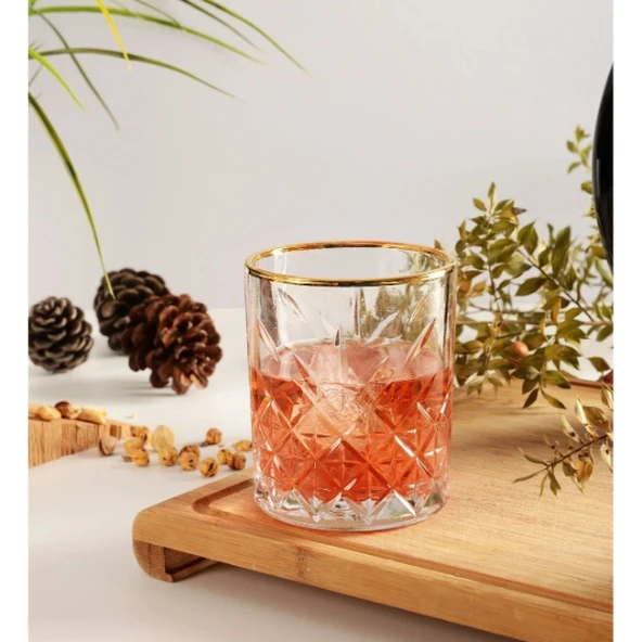 6'lı Kristal Meşrubat Bardağı 300 ml - Resim 2