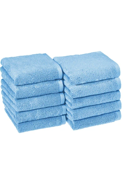 10 lu El Yüz Otel Havlusu 50x85 Cm Renkli 16/1 Avs 200 Gr - 4
