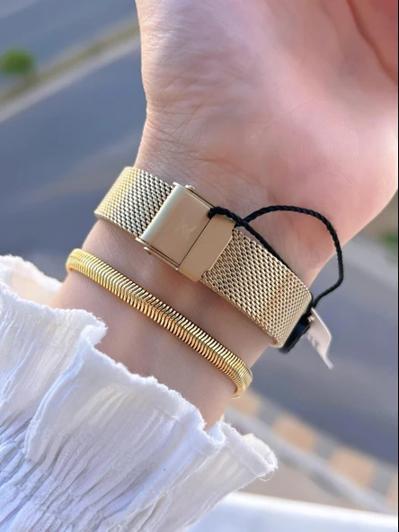 Daniel Klein Hasır Kordon 2 Yıl Garantili 3 Atm Suya Dayanıklı Kadın Kol Saati BDK.1.12789.7 - Resim 3