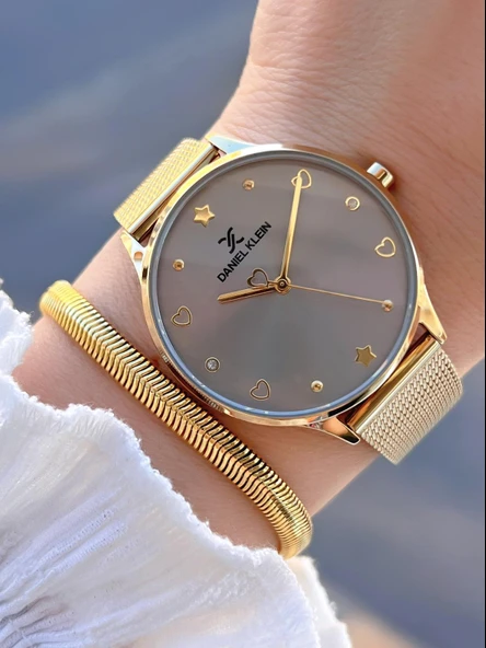 Daniel Klein Hasır Kordon 2 Yıl Garantili 3 Atm Suya Dayanıklı Kadın Kol Saati BDK.1.12789.7 ürün görseli