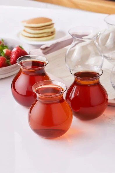 Perotti Mercan 6'lı Borosilikat 200 Ml Çay Bardağı Keyf-i Ala ürün görseli