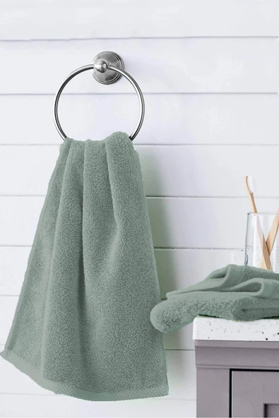 10 lu El Yüz Otel Havlusu 50x85 Cm Renkli 16/1 Avs 200 Gr - 7