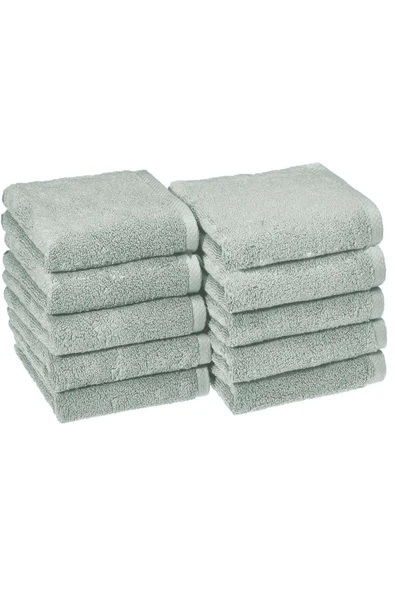 10 lu El Yüz Otel Havlusu 50x85 Cm Renkli 16/1 Avs 200 Gr - 3
