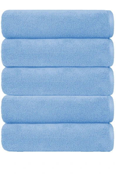 5 li Otel Banyo Havlusu Pamuklu 70X145 Cm Renkli 16/1 Avs 440 Gr - 4