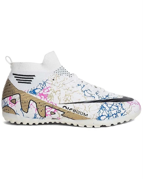 Laliga Air 565 Mdl. Beyaz-Altın (40-44) Halı Saha Futbol Ayakkabı