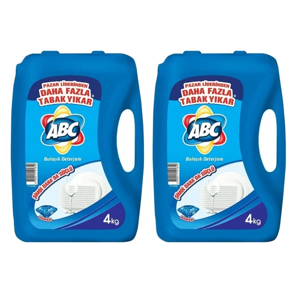 ABC Bulaşık Deterjanı Power 4 lt X 2 Adet