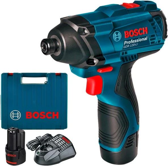 Bosch Professional GDR 120-LI 12 Volt 2Ah Çift Akülü Darbeli Somun Sıkma