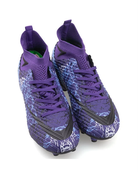 Laliga Air 600 Mdl. Mor-Siyah (40-44) Krampon Futbol Ayakkabı - 2