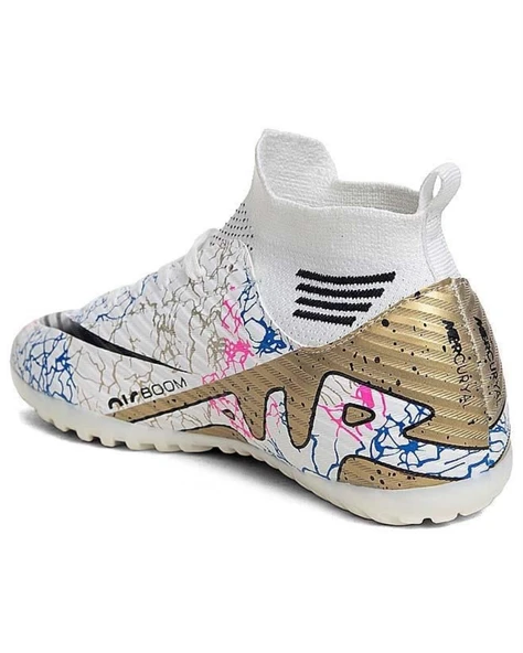 Laliga Air 565 Mdl. Beyaz-Altın (40-44) Halı Saha Futbol Ayakkabı - 3