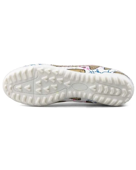 Laliga Air 565 Mdl. Beyaz-Altın (40-44) Halı Saha Futbol Ayakkabı - 4