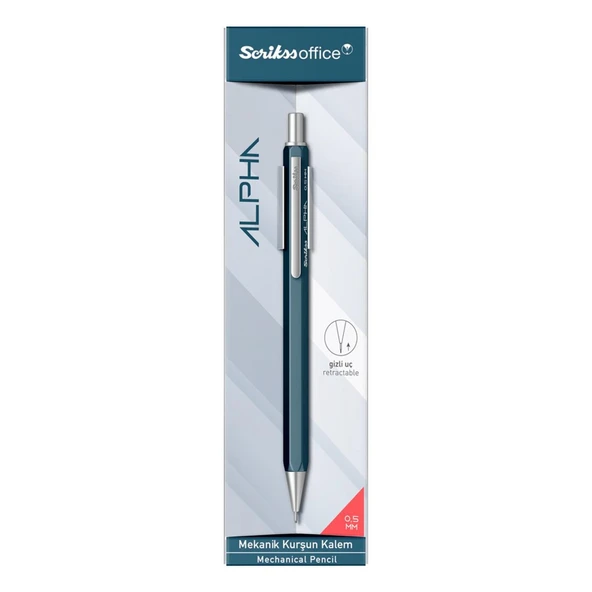 Scrikss Alpha Şeffaf Ambalaj Versatil Uçlu Kalem 0.5 - 6