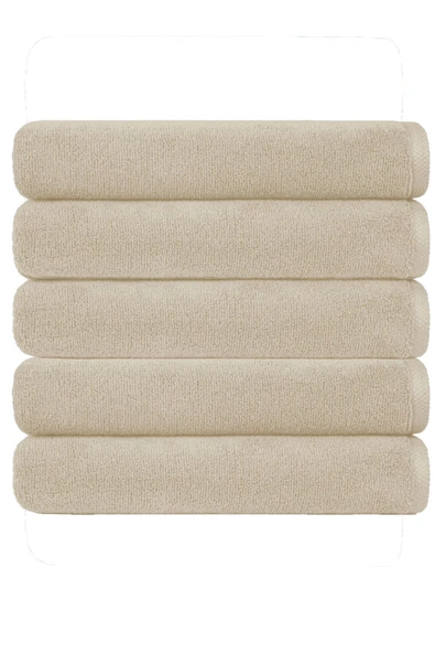 5 li Otel Banyo Havlusu Pamuklu 90X150 Cm Renkli 16/1 Avs 580 Gr