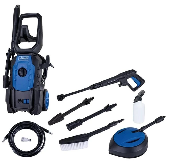 Scheppach HPC1600-Kit 1600W 135Bar Basınçlı Yıkama Makinesi