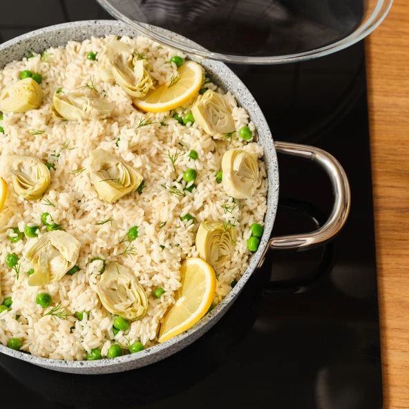 Karaca Biogranit Nare 7 Parça Tencere Seti Mavi - Resim 5