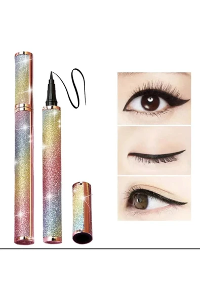 Black Eyeliner Su Geçirmez Dağılmaz Uzun Süre Kalıcı Siyah Göz Kalemi - 2