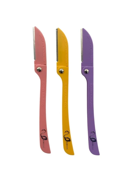 Kaş Usturası 3’lü Yüz Jileti Bıyık Alma Epilasyon Kaş Ustura Kaş Jileti Bıyık Jileti Ustura