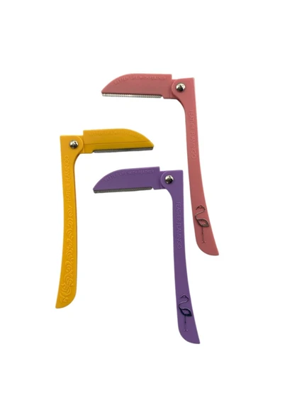 Kaş Usturası 3’lü Yüz Jileti Bıyık Alma Epilasyon Kaş Ustura Kaş Jileti Bıyık Jileti Ustura - 3