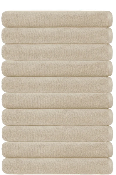 10 lu Otel Banyo Havlusu Pamuklu 90X150 Cm Renkli 16/1 Avs 580 Gr - 2