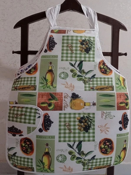 Raşel, Sıvı Geçirmez, Cepli Mutfak Önlüğü