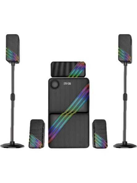 Hepu HP-TV03 5+1 Ekolayzer Soundbar Ev Sinema ve Ses Sistemi