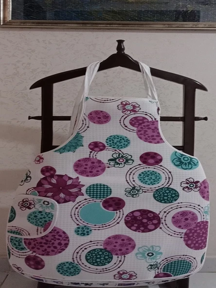 Raşel, Sıvı Geçirmez, Cepli Mutfak Önlüğü - 3