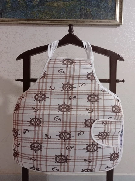 Raşel, Sıvı Geçirmez, Cepli Mutfak Önlüğü - 9