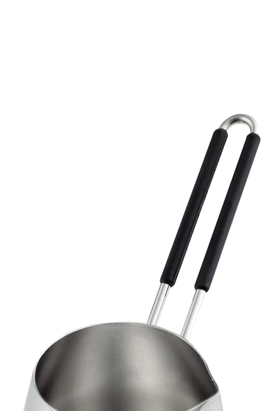 Nehir Modern 4 Parça Standlı Paslanmaz Çelik Cezve Seti - Resim 2