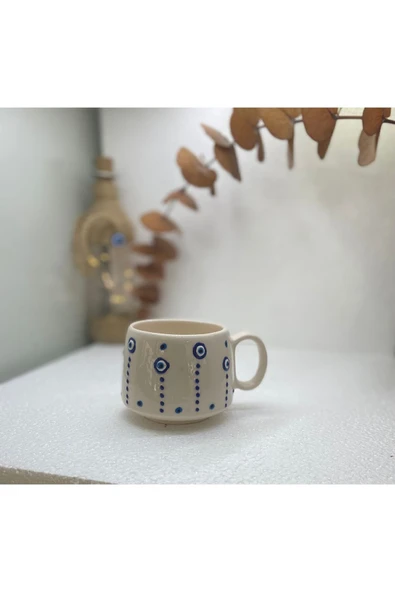 el yapımı nazar kupa bardak nazar boncuklu kupa bardak