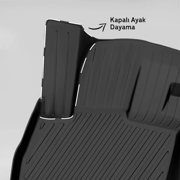 Rizline Premium Cupra Leon 2023 Ve Sonrası 3D Havuzlu Paspas Siyah - Resim 2