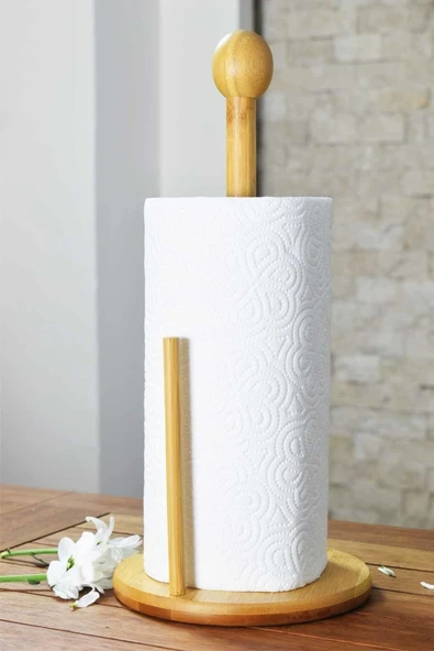Lumi - Bambu Havluluk Standlı kopartma aparatlı Bambu kağıt havluluk