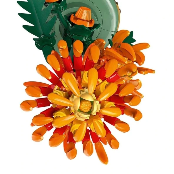 Nessiworld 10368 Lego icons - Krizantem - Chrysanthemum 278 parça +18 yaş - 4