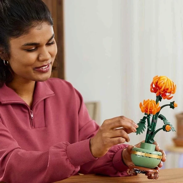 Nessiworld 10368 Lego icons - Krizantem - Chrysanthemum 278 parça +18 yaş - 5
