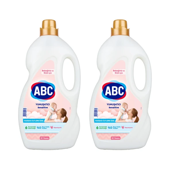 ABC Yumuşatıcı 3 lt Sensitive x 2 Adet - 1