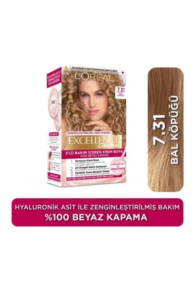 L'Oreal Paris L'Oréal Paris Excellence Creme 7.31 Bal Köpüğü Saç Boyası