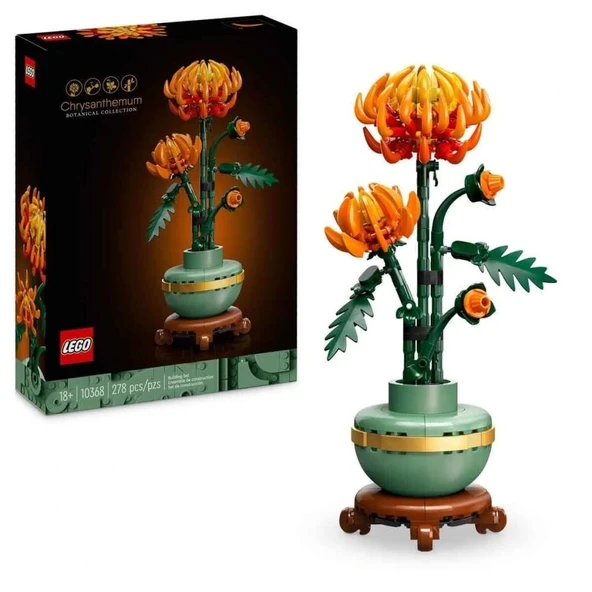 Nessiworld 10368 Lego icons - Krizantem - Chrysanthemum 278 parça +18 yaş