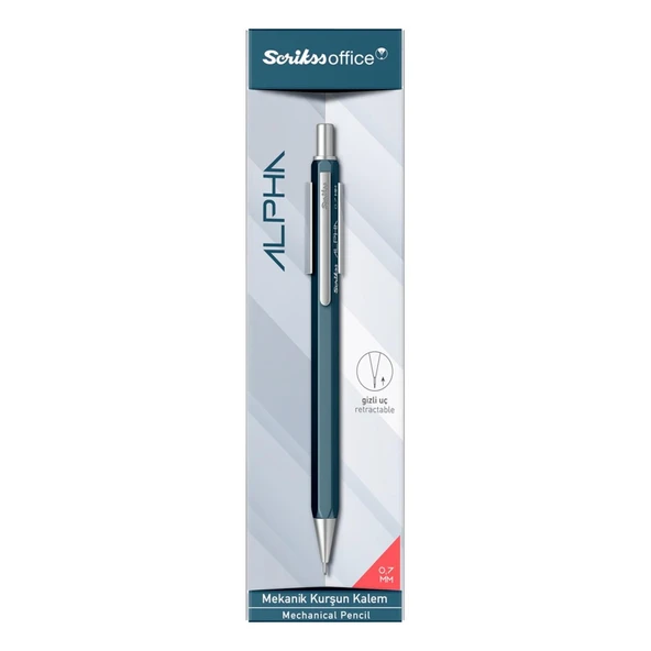 Scrikss Alpha Şeffaf Ambalaj Versatil Uçlu Kalem 0.7 - Resim 6