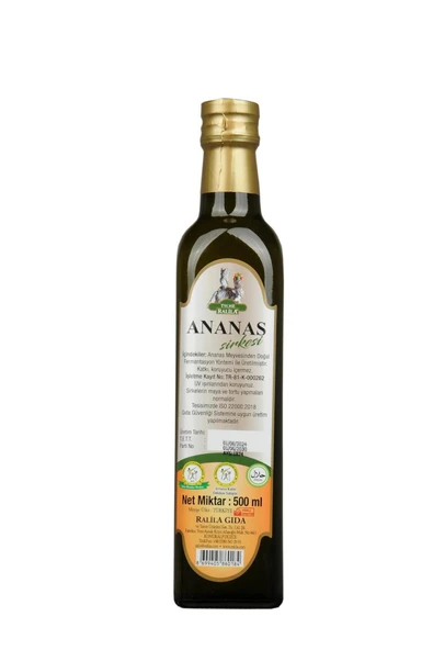 Ananas Sirkesi Doğal Fermantasyon Pineapple Vinegar 500 ml - 2