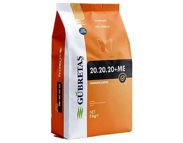 Gübretaş 20-20-20 NPK Gübresi 5 Kg, Orijinal Paket