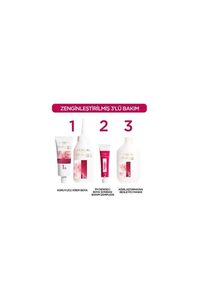 L'Oreal Paris Excellence Imedia Excel 9.1 Saç Boyama Seti Sarı Küllü - Resim 2