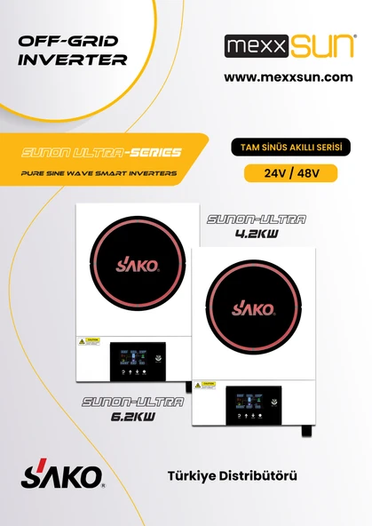 SAKO Ultra 6.2Kw Tam Sinüs Akıllı 48V 6200W - 4