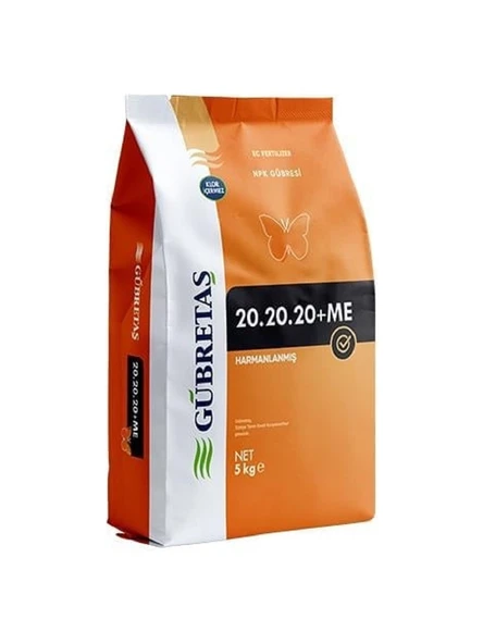 Gübretaş 20-20-20 NPK Gübresi 5 Kg, Orijinal Paket ürün görseli 1