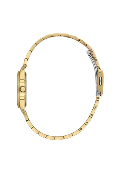 FREELOOK FL.1.10517-2 ALTIN KAPLAMA YEŞİL KADRAN KADIN KOL SAATİ - Resim 2