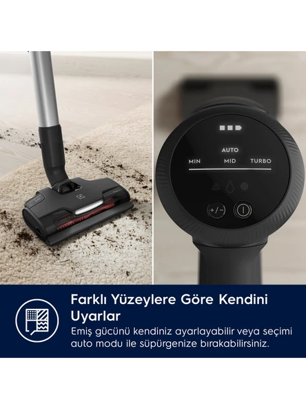 OUTLET ÜRÜN Electrolux 800 Cordless Cleaner EP81HB25SH Şarjlı Dikey Süpürge - 4