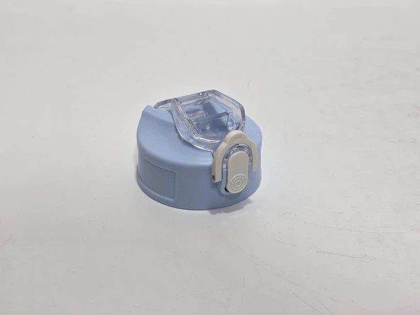 Otomatik Pipetli Su Matarası Yedek Kapağı 57mm Açık Mavi - 2